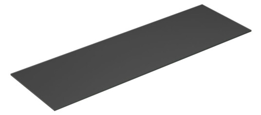 Dansani Calidris Form Topplate B40-232xh1xd50cm Mork grå Matt / 160cm