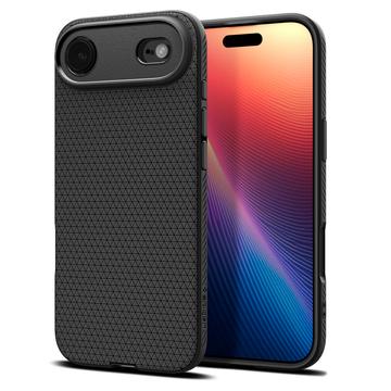 Spigen Liquid Air TPU-deksel for iPhone 17 Pro - Matt Svart