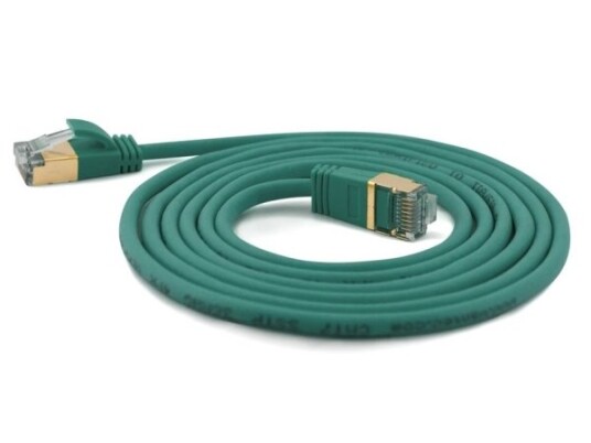 Wantec 7213 0,25 M Cat7 S/Ftp S-Stp Rj-45 Rj-45 Grønn