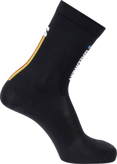 Salomon Pulse Race Flag Crew Løpesokker Black 45 47