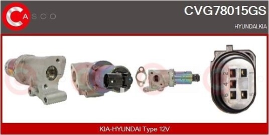 EGR-ventil CASCO CVG78015GS