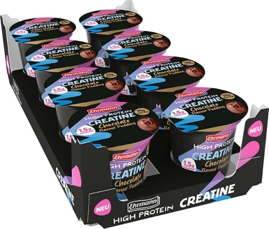 8 x Ehrmann High Protein Creatine Pudding 230 g