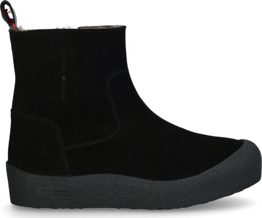 Canada Snow Mens Quebec Suede Black 43" Canada Snow Mens Quebec Suede Black 43"