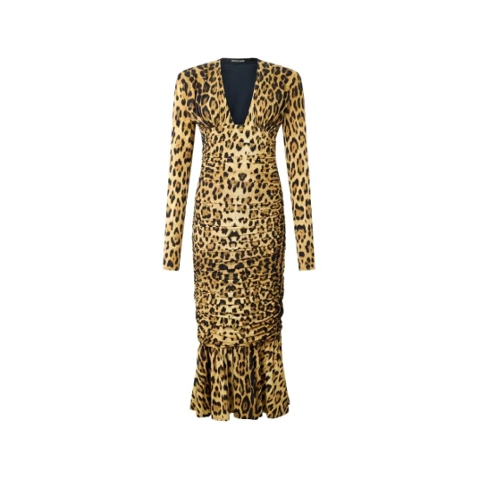 Roberto Cavalli Dame Kjoler Brun 2XS, Roberto Cavalli Dame Kjoler Brun 2XS,