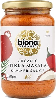 Biona Tikki Masala Småkoke Saus Øko - 350 g