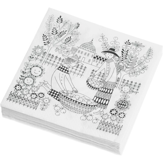 Arabia Emilia Serviett 33x33 cm 20 pk