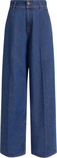 Alberta Ferretti Dame Jeans Blå S,