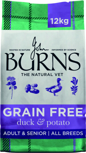 Burns Tørrfôr Adult Senior & Sensitive Duck & Potato 12 kg