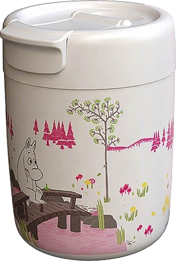 Moomin   Mummi termokopp 32 cl rosa/hvit