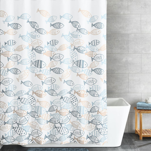 Kleine Wolke gardin sardiner multi 180x200 cm