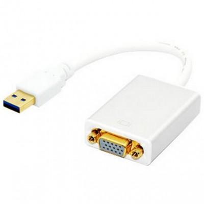 TECHLY USB 3.0 Konverter / Adapter auf VGA, weiss