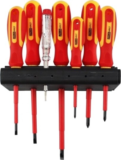 Milwaukee 7-Delt Isolert Skrutrekker-Sett Milwaukee 7-Delt Isolert Skrutrekker-Sett