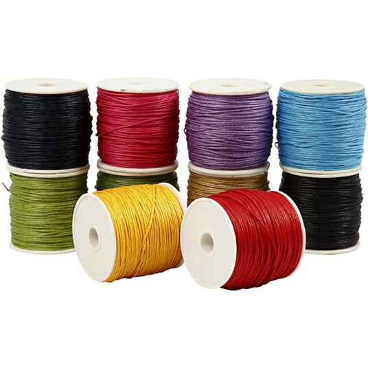 Bomullssnor Creativ Company Sterke Farger Tykkelse 1 mm 10x50 m/1 Pk Bomullssnor Creativ Company Sterke Farger Tykkelse 1 mm 10x50 m/1 Pk