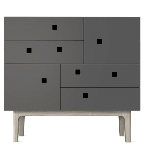 Zweed Peep B1 Kommode Slate Grey/White Oak