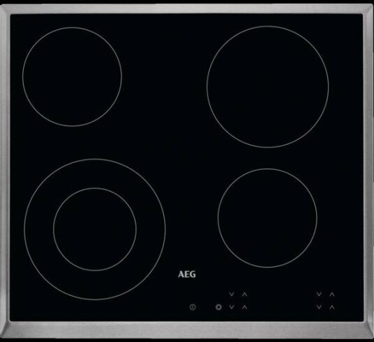 AEG HK624010XB Integrert Keramisk Platetopp med Touchkontroll 60 cm Svart AEG HK624010XB Integrert Keramisk Platetopp med Touchkontroll 60 cm Svart