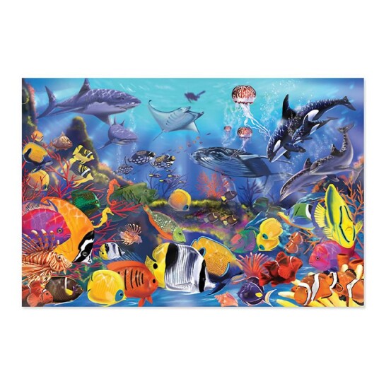 Melissa & Doug Puslespill 48 Brikker Fisker