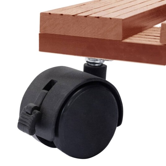 vidaXL Pottetraller 4 stk brun 30x30x7,5 cm WPC vidaXL Pottetraller 4 stk brun 30x30x7,5 cm WPC