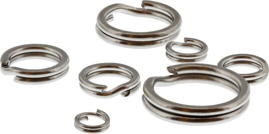 Westin Split Ring Black Nickel 10pk
