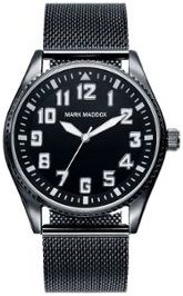 Mark Maddox Herreklokke HM6010 55 Classic Sort/Stål Ø42 mm
