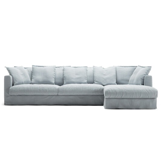 Decotique Le Grand Air 3 Seter Sofa Lin Divan Høyre Nordic Sky