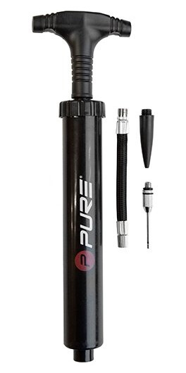 Pure2improve Ballpumpe Luftpumpe  Hånddrevet  Gummibåt Sort T-Type Grep 228,9 Mm