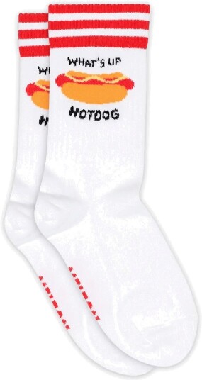 Melton Hotdog Socks WHITE 35/39