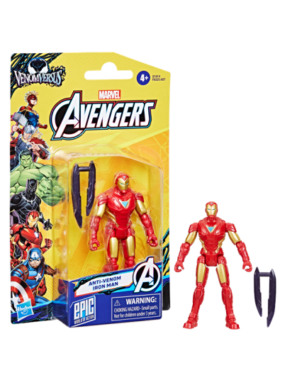 Marvel Avengers Venom vs Anti-Venom Iron Man Actionfigur 10 cm