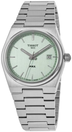 Tissot Dameklokke T137.210.11.091.00 PRX Grønn/Stål Ø35 mm