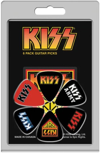 Perri's Kiss Logos Guitar Picks (6 Pack) Perri's Kiss Logos Guitar Picks (6 Pack)