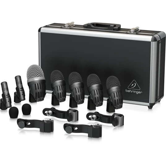 Behringer Bc1500 Trommemikrofonsett, 7 Mikrofoner Behringer Bc1500 Trommemikrofonsett, 7 Mikrofoner