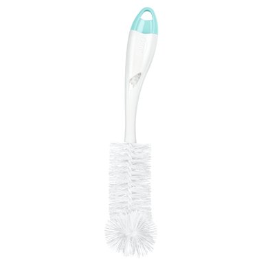 NUK 2-i-1 Flaskebørste med Ergonomisk Design Hvit
