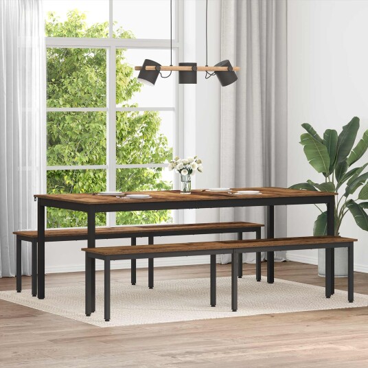 vidaXL benk Gammelt tre 200 x 35 x 45 cm Konstruert tre