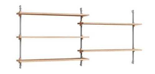 Moebe Vegghylle WS.65.2 Eik/rustfritt Stål