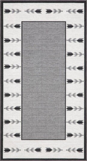 Tulpan Flatvevd Matte 80x200 cm - Grå