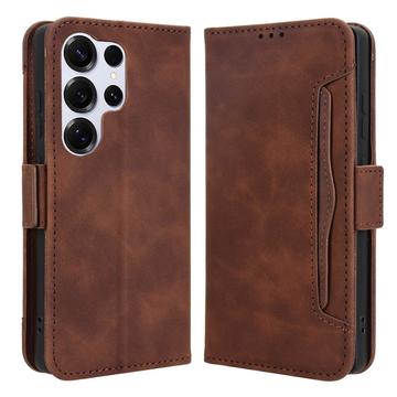 Samsung Galaxy S25 Ultra Kortholder Lommebokveske   brun