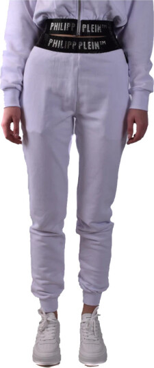 Philipp Plein Dame Bukser Hvit M, Philipp Plein Dame Bukser Hvit M,