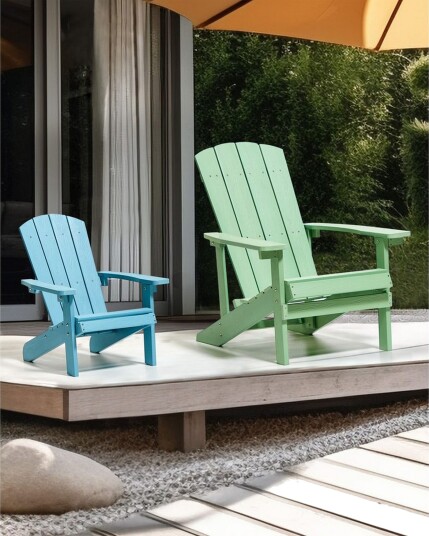 Barnestol Adirondack - Blå