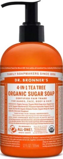 Dr. Bronner’s 4-in-1 Hand Soap Tea Tree 355 ml