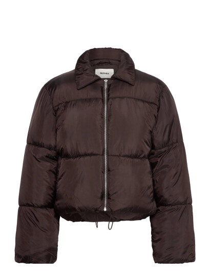 Monki Puffer Jacket - Brown - S Monki Puffer Jacket - Brown - S