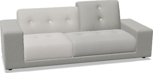 Vitra Polder kompaktsofa i Pebble Greys