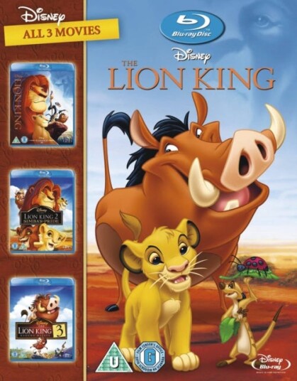 The Lion King Trilogy / Løvenes Konge 13 DVD The Lion King Trilogy / Løvenes Konge 13 DVD