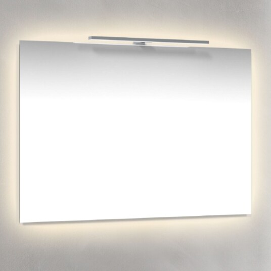 Macro Design Speil T belysning LED med Ambilight Krom / 100cm