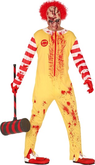 Fiestas Guirca Happy Klovn Halloween Kostyme X-Large 84150