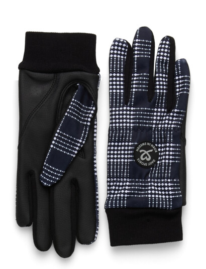 Daily Sports Golf Plaid Glove Navy 2 Daily Sports Golf Plaid Glove Navy 2