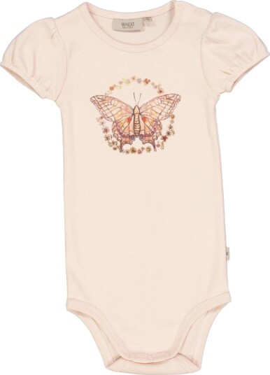 Petit Piao Body SS Yellow Sun Striped (68 / 6 mnd)