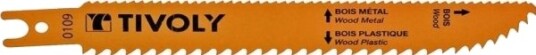 Tivoly Flersidig? Bladjern 150 Mm (Tre, Mdf, Tre Med Finer, Metall, Komposittmaterialer, Epoksyharpiks) - 2 Stk.