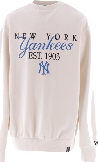 New Era Collegegenser   New York Yankees   Åpen White   New Era   Small   Collegegenser Beige Blå Hvit Svart