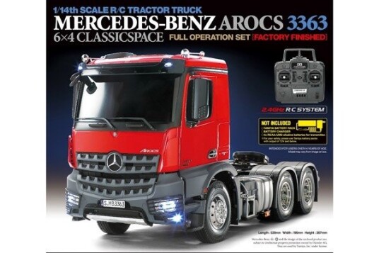 TAMIYA 1:14 R/C Full Option Mercedes-Benz Arocs 3363 6x
