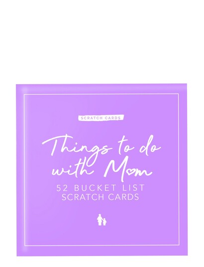 Gift Republic Scratch Cards Things With Mum - Purple - ONE SIZE