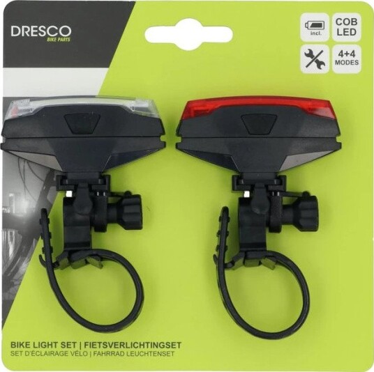 Sykkellykt Dresco Monorail med batteri 15 lm 5 m rekkevidde